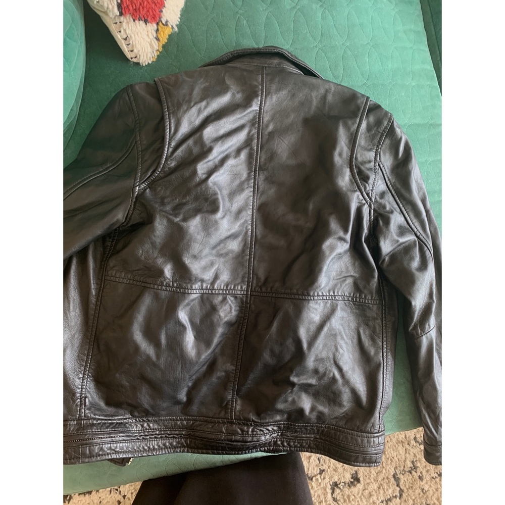 Obey Leather Jacket - image 4